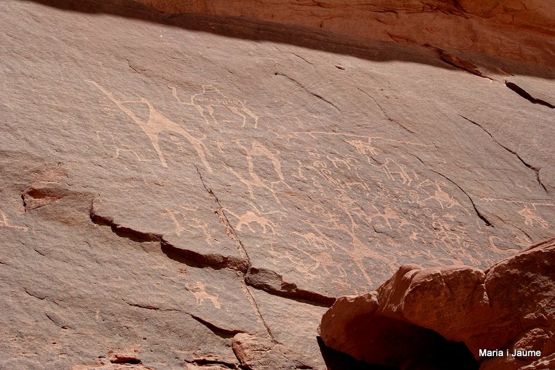 Petroglifs a Wadi Rum